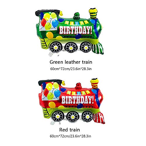 CUGBO 12Pcs Balloon Set, Vehicles Aluminum Foil Balloons, Helium Mylar Cars Balloons Kits for Kids Party Birthday Baby Shower Decor Supplier Children Gift