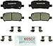 BOSCH BC999 QuietCast Premium Ceramic Disc Brake Pad Set - Compatible with Select Buick Allure, LaCrosse; Chevrolet Impala, Impala Limited; Pontiac Grand Prix; REAR