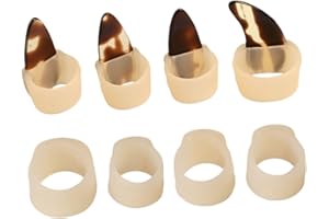 HOUDERCO Silicone Guzheng Nail Protectors Adjustable Nail Covers for Guzheng Practice and Performance