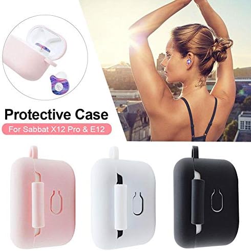 Headset Protective Cover, Wireless Headset Cover, Silicone Bluetooth Headphone Case, Silicone Charging Box Protective Cover For Sabbat E12 X12PRO Bluetooth Wireless Headset LSR
