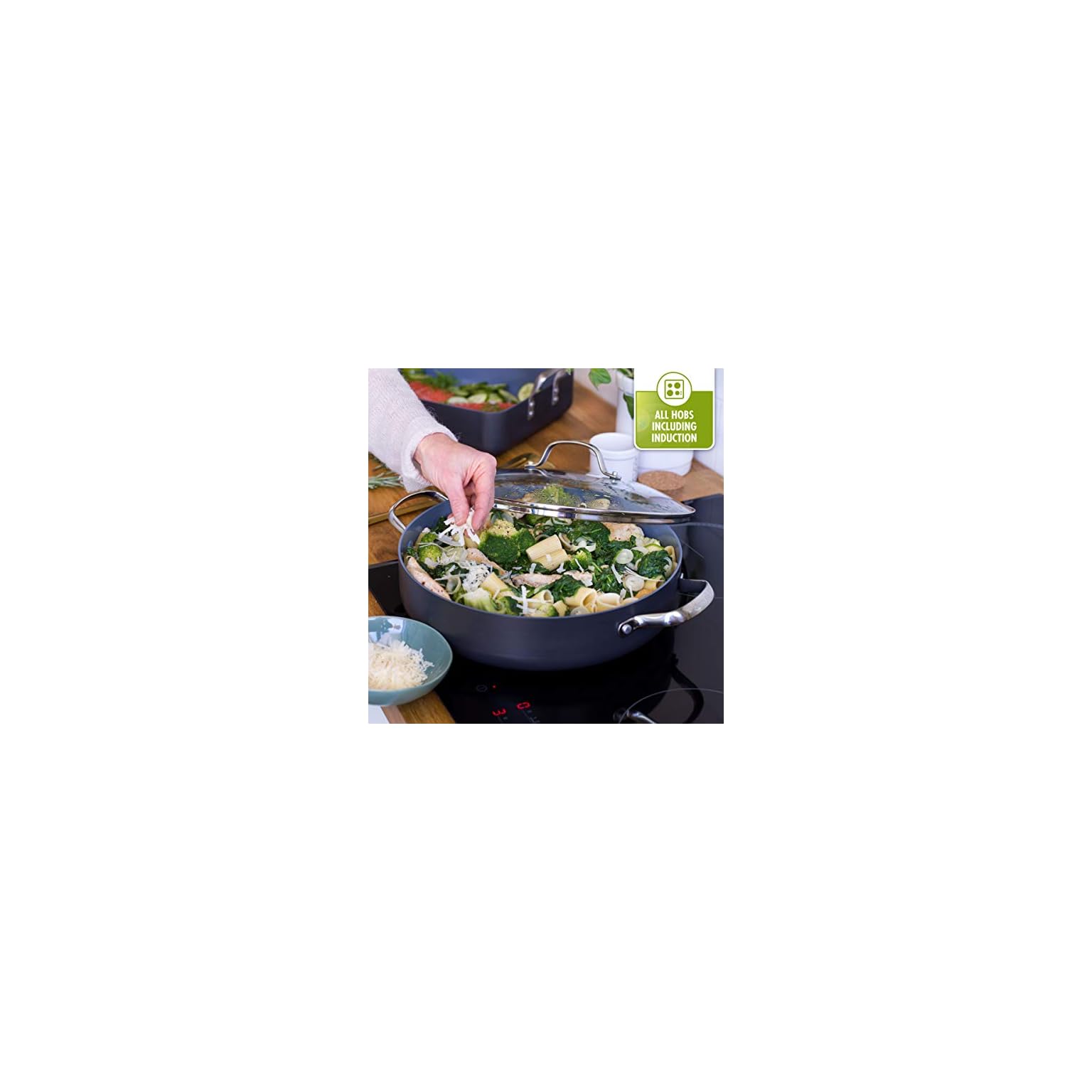 GreenPan Frying Pan, Non Stick, Toxin Free Ceramic Pan Induction