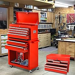 8-Drawer Tool Chest with Wheels, Tool Storage