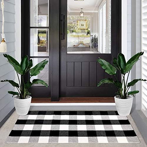 Buffalo Plaid Outdoor Rugs, Buffalo Plaid Check Rug 27.5'' x 43