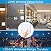 WSDCAM Wireless Light Switch and Receiver Kit, No in-Wall Wiring Required, Remote Control Light Switch Fixture for LED Light, Ceiling Lights and Lamps, Waterproof Remote Light Switch Kit