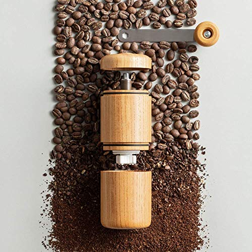 GYW-YW Manuelle Kaffeemühle Handschleifer Massivholz Kaffeeschleifkern Dicke Einstellbare Taschenschleifer Manuelle… – Bild 6