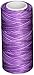Iris Nylon Crochet Thread, 300-Yard, Purples Print