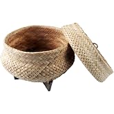 Sticky Rice Pressure Cooker Slow Cook Set Bamboo Basket Steaming Kit Recipe With Water (Size 5.5 in.)