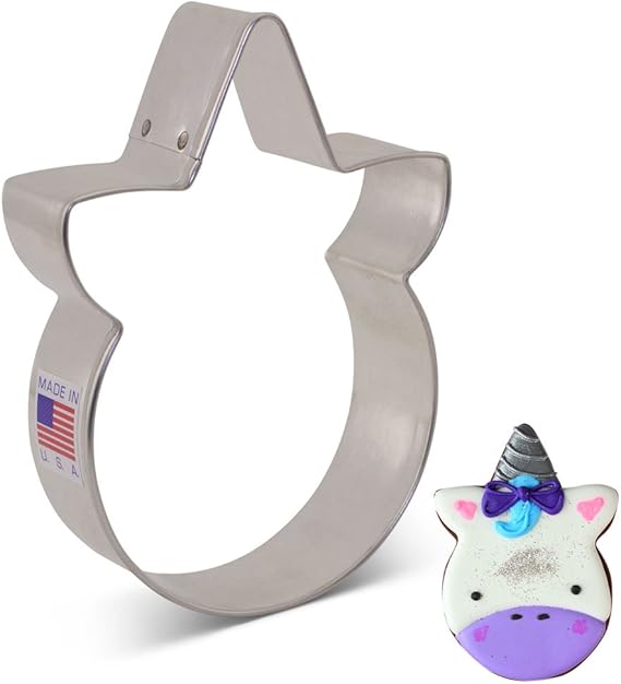 Ann Clark Cookie Cutters Unicorn Face Cookie Cutter by LilaLoa, 10.2 cm Amazon.co.uk Kitchen