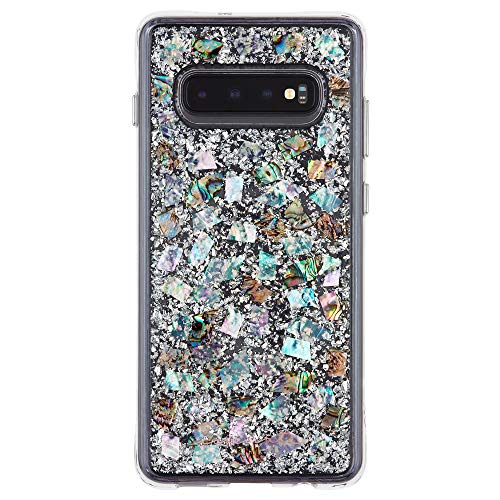 Case-Mate - Karat - Samsung Galaxy S10+ Genuine Mother of Pearl Case - Mother of Pearl