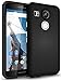 Nexus 5X Case, CellEver Dual Guard (Updated Buttons) [Drop Protection] Hybrid TPU & PC Shell [Shock proof] Lightweight Cover for LG Google Nexus 5X (2015) - Black