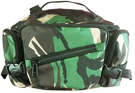 Camouflage Fishing Bag, Fishing Waist and Shoulder Pack, Portable Outdoor Fishing Tackle Bag. Store all your Fishing Gear in this Camo Fishing bag