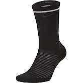 Nike Spark Cushioned Crew Running Socks Black 6-7.5 (1 pair)