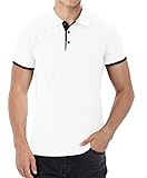 Aiyino Men's Short Sleeve Polo Shirts Casual Slim