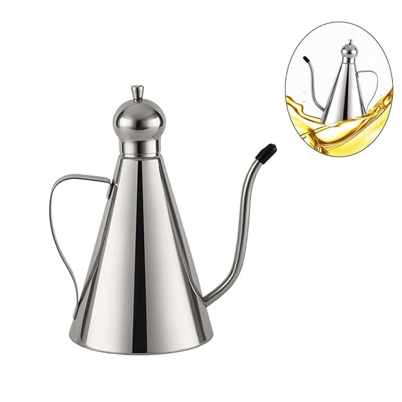 MURQINRAY ÖLspender-Flasche, OlivenöL-Flasche -500ml / 1000ml EssigöLspender, KüChengeräT Auslaufsicher Weithals