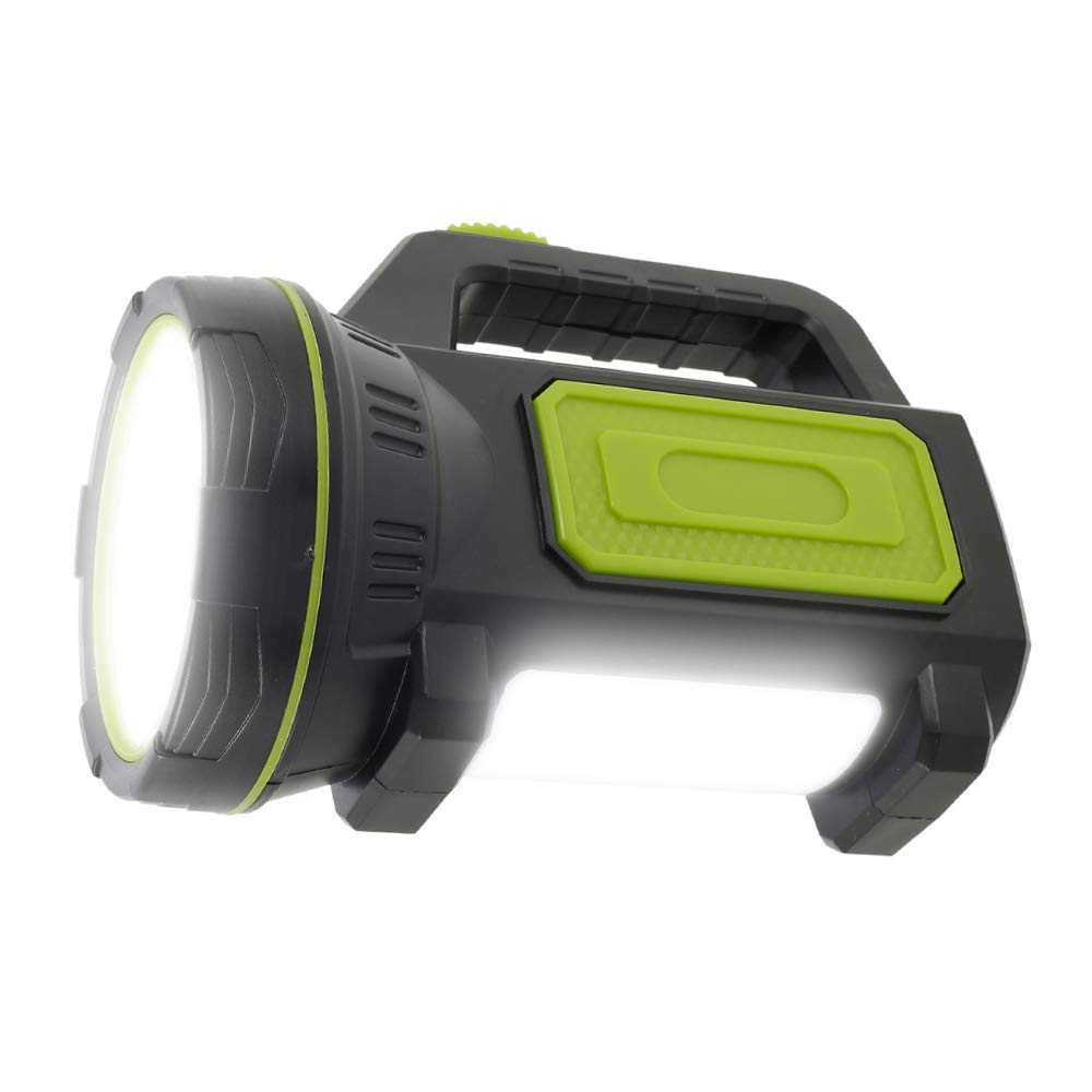 ATopoler Rechargeable Torch Lantern Portable Led Searchlight Handheld Spotlight Flashlight with 6000mah Power Bank, High Power 1000M LED Range Waterproof for Hunting,Hiking,Camping, Emergency
