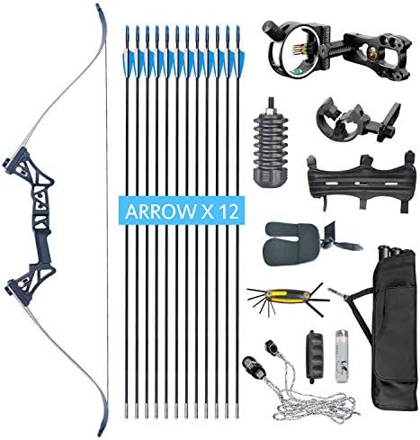 XQMART XGeek Archery Takedown Recurve Bow Package R3 Ready to Shoot Archery Set for Bow