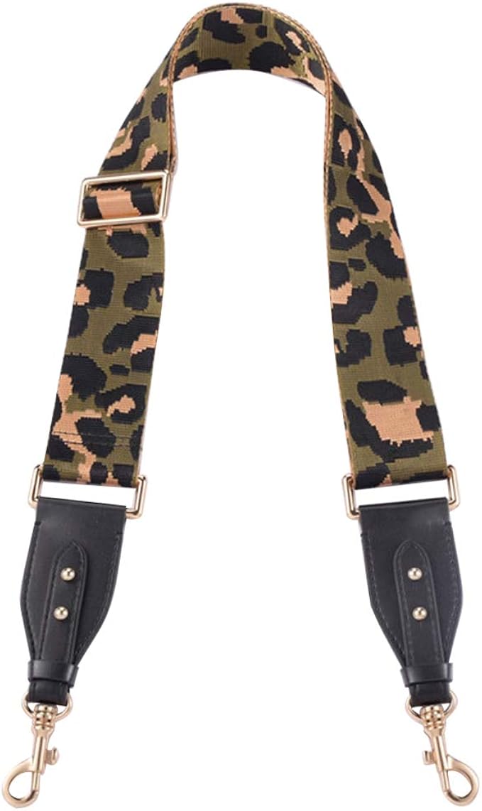 leopard print bag strap