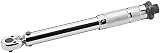 Draper 1/4" Sq Drive Torque Wrench 5-25Nm Micrometer Reversible Mechanics Tool view 1