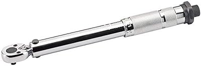 Draper 1/4" Sq Drive Torque Wrench 5-25Nm Micrometer Reversible Mechanics Tool