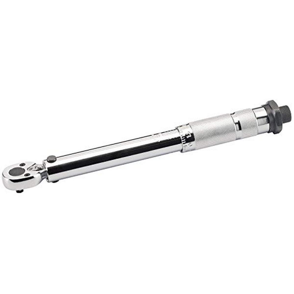 Draper BTW 1/4" Square Drive Torque Wrench | Micrometre Reversible Hand Tool | 5Nm-25Nm Mechanics Car Tools | Professional Blow Mould Storage Case | 78639