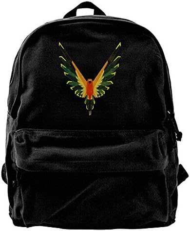 Logan Paul Custom Made Sun Cone Parrot Logo Canvas Shoulder Bag Backpack