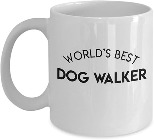 dog walker mug