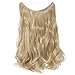 [Prair Extensions Nat Fish LB073QKJRHTble Blackarent Wire ash blonde mix bl