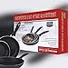 Aluminum Nonstick Frying Pan Set - (3-Piece 8 Inches, 9.5 Inches, 11 Inches) - Fry Pan/Frying pan Cookware Set, Dishwasher Safe - by Utopia Kitchen