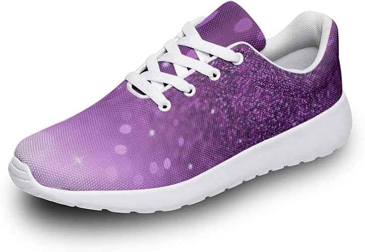 light purple running shoes