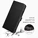 ZOVER Compatible iPhone Xs Max Case Leather Wallet Auto Sleep/Wake Folio Flip Cover Genuine Leather Kickstand Feature Card Slots Gift Box Black