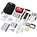 AURICAMP Emergency Survival Kit and First Aid Kit | Tactical Gear Tools, Trauma Bag | 18-in-1 | Wire Saw, Fire Starter, Blanket, Pocket Knife, Flashlight, Compass | Perfect for Outdoor Hiking Camping