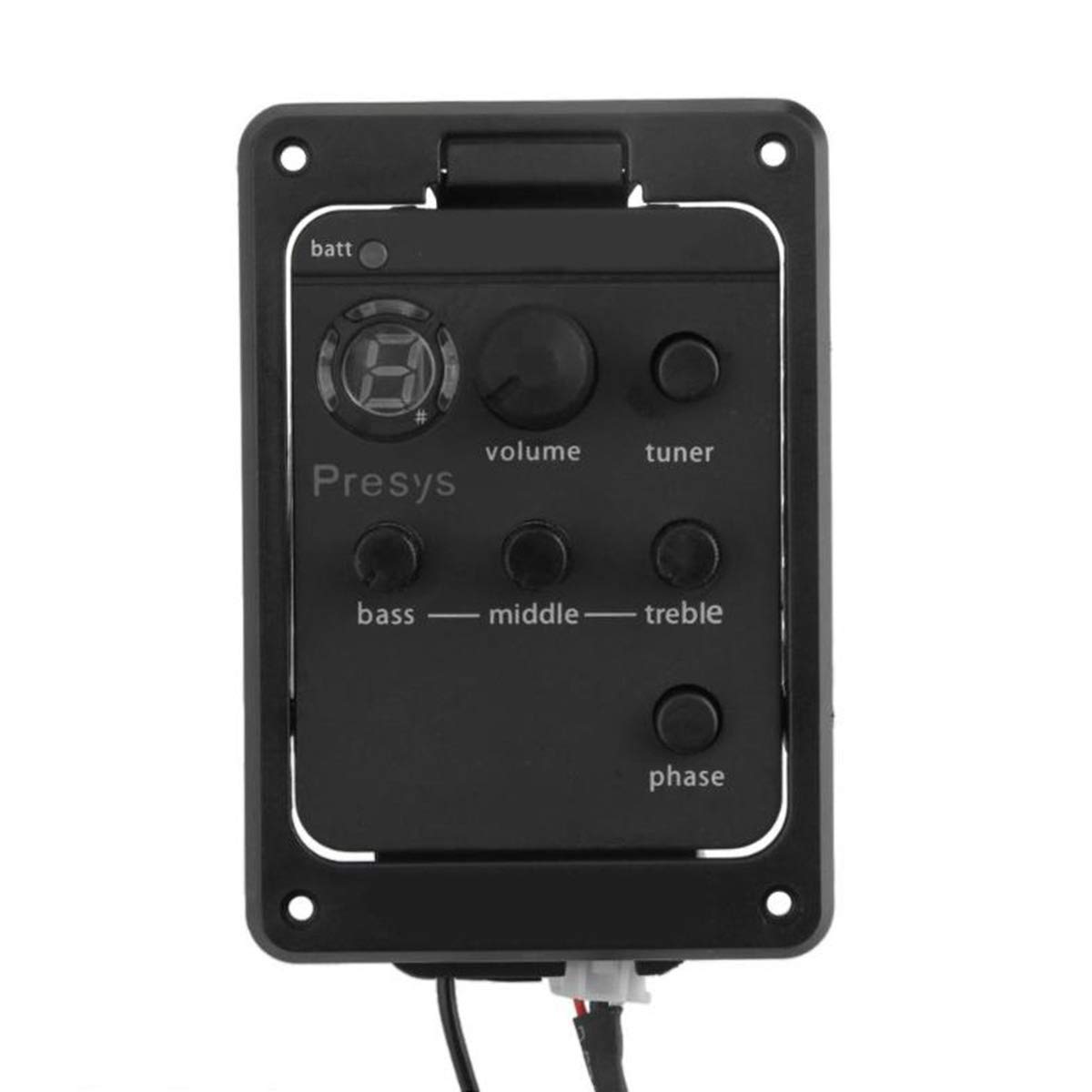 Soapow Acoustic Guitar EQ Equalizer Onboard Preamp Pickup Tuner Guitar Tool