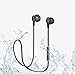 PYRUS Lightweight Wireless Sports Headphone CSR4.0 Noise Cancelling Headset Bluetooth 4.0 Earphone Sweatproof for Running & Gym-Black