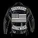 VEGASBEE® Lone Wolf Embroidered Iron-On Patch Biker Jacket Rider Vest Bottom Rocker 12