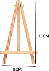 Baosong 12Pcs Wooden Tabletop Easels Small Desktop Display Stands view 2