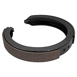 TRQ Parking Brake Shoe Set Compatible with