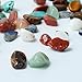 80Pcs Irregular Shape Tumbled Polished Natural Stones Assorted Mix - Small Size