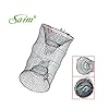 Saim-Crab-Crawfish-Lobster-Shrimp-Collapsible-Cast-Bait-Trap-Nylon-Net-25cm-x-45cm