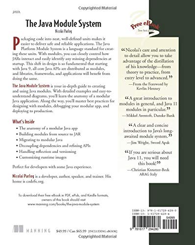 The Java Module System Parlog Nicolai Amazon Com Books The Java Module System Parlog Nicolai Amazon Com Books