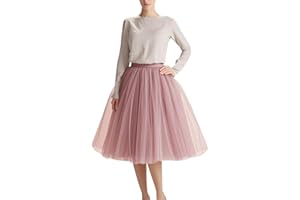 WDPL Adult A-line Tulle Skirt Bridesmaid Petticoat Tutu for Women