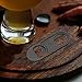 TI-EDC Titanium Beer Bottle Opener Keychain Pendant Compact Durable Easy to Use Cap Opener Picnic Basket Oktorberfest Fathers gifts for Dad Housewarming Gifts for New Home