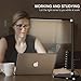 LED Dimmable Desk Lamp, OCOOPA Stylish Metal Office Lamp, Eye Protection Office Light, 7 Brightness Levels, Memory Function, Touch Control, 10W, 1000 Lumens, Piano Black