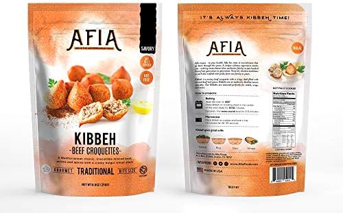Frozen Original Kibbeh Bundle - Pack of (10) bags - (approx 80 count) - Just Heat & Eat!