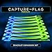 Capture The Flag REDUX: Glow-in-The-Dark Bracelet Expansion Set | Add 12 Players | Outdoor Games for Kids | Gift Idea for Teen Boys | Alternative to Hover Soccer & Light Up Basketball | By Starlux