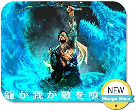 OW Overwatch Tracer D.Va Widowmaker Mei Symmetra Mercy Genji Rubber Mouse Pad Mousepad with Designs 9.84"x7.87"