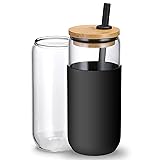 20oz Glass Water Tumbler with Silicone Protective