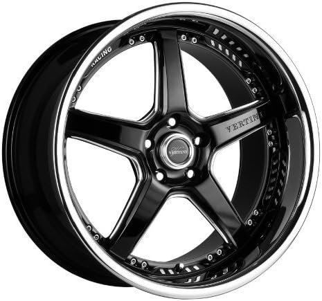Vertini Drift 19x8.5 19x9.5 Custom Wheel Mach.face/blk Windows/chrome Lip Infiniti Nissan Honda Genesis Wheels