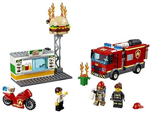 LEGO City Burger Bar Fire Rescue 60214 Building Kit, 2019 (327 Pieces) - //coolthings.us