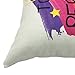 YOUR SMILE Perfect Day Cotton Linen Square Decorative Throw Pillow Case Cushion Cover 18x18 Inch(45CM*45CM) (YS050609)