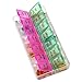 MEDca Weekly Pill Organizer, Twice-a-Day, 1 Pill Organizer New Attractive Coloring